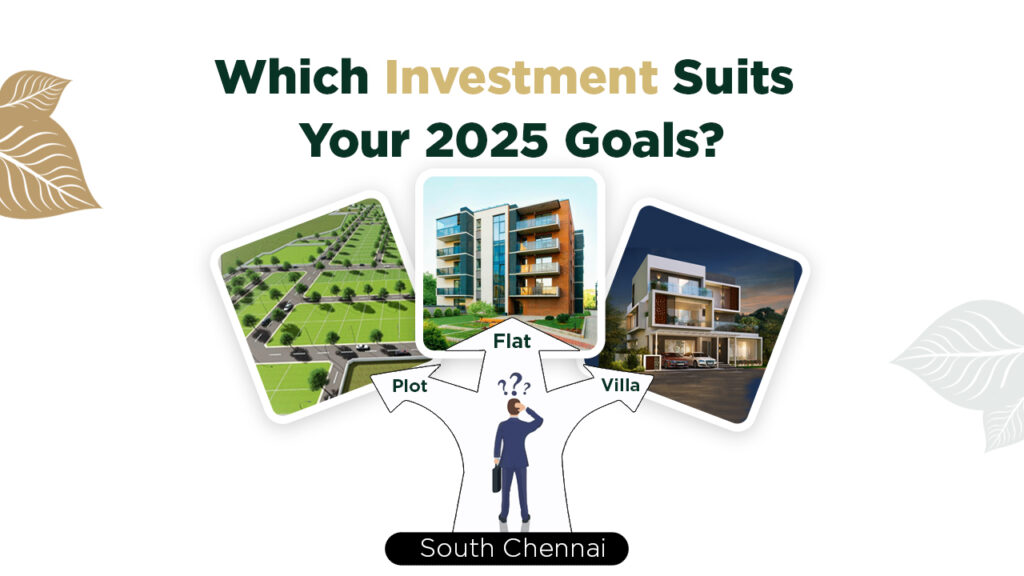 Flat vs Plot vs Villa in South Chennai: Which Investment Suits Your 2025 Goals?