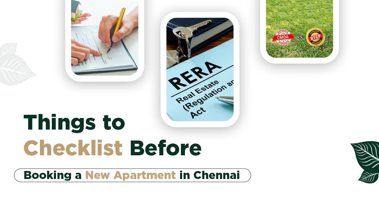 Things to Check Before Booking a New Apartment in Chennai